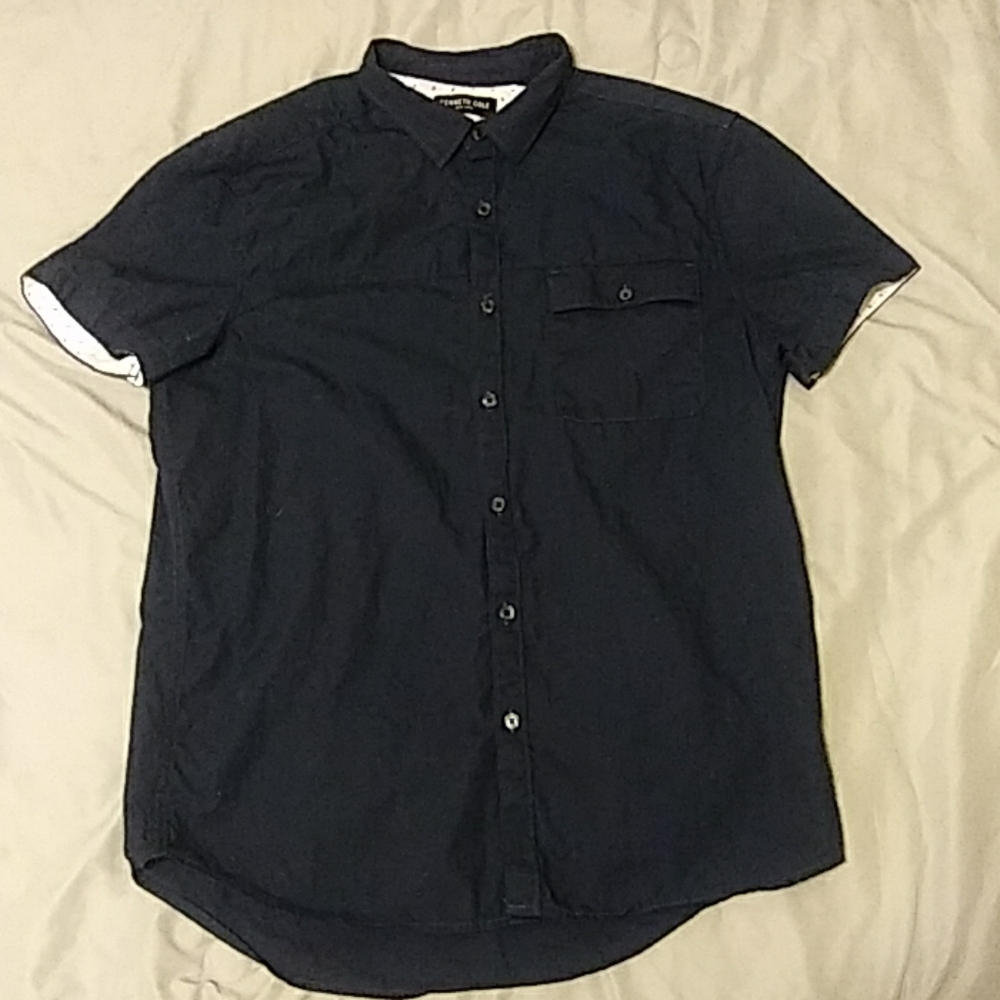 Navy blue, dress shirt